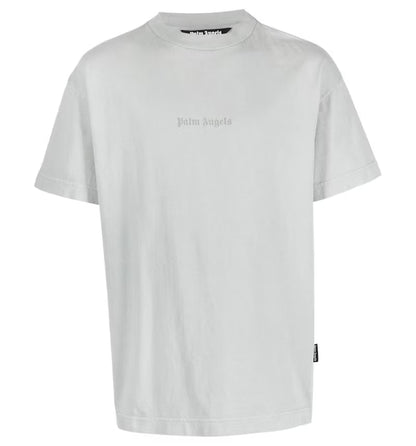 Palm Angels Gd Reverse Logo Tee Light Grey