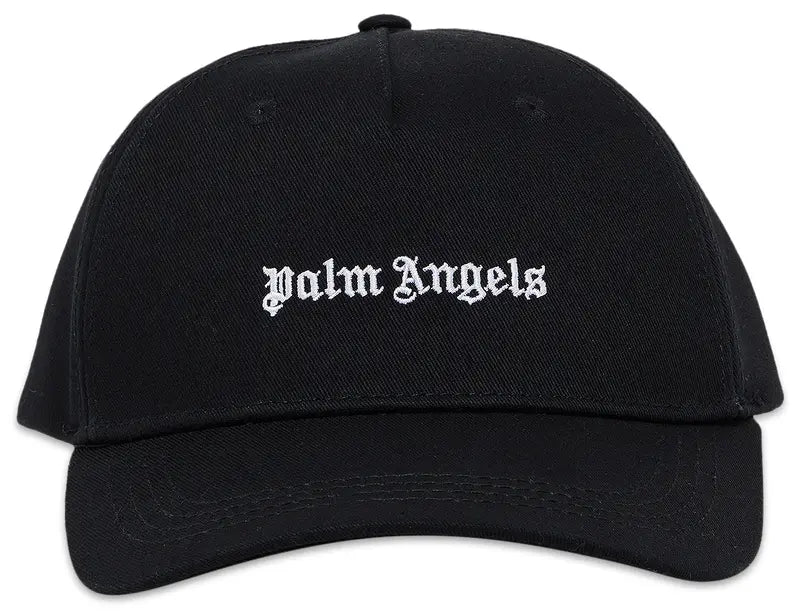 Palm Angels Embroidered Logo Cap Black