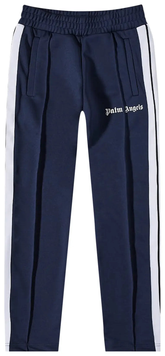 Palm Angels Kids Track Pants Navy White
