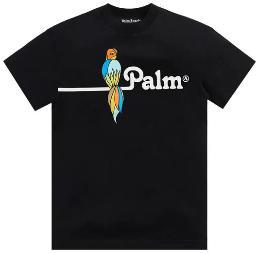 Palm Angels Parrot Logo T-Shirt Black/White/Multi