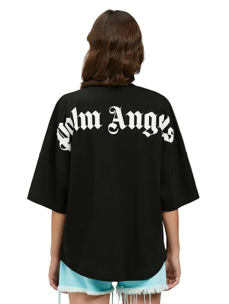 Palm Angels Logo Printed Crewneck T-Shirt