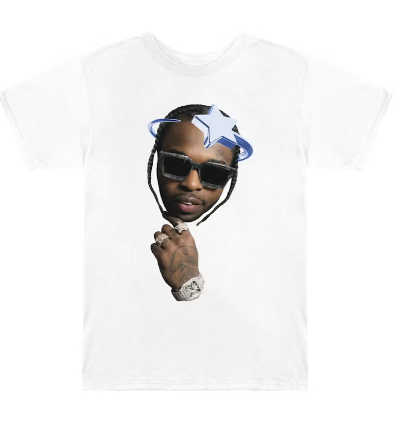VLONE Pop Smoke X Halo T-Shirt White