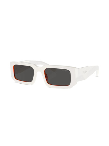 Prada Unisex Sunglasses White Orange