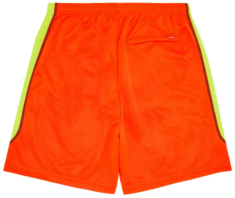 Naranja Supreme Jacquard Soccer Short Orange