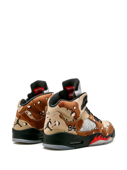 Supreme Jordan 5 Retro Desert Camo