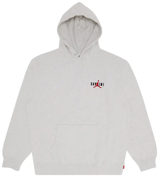 Supreme Jordan Hooded Sweatshirt (Fw24) Ash Grey
