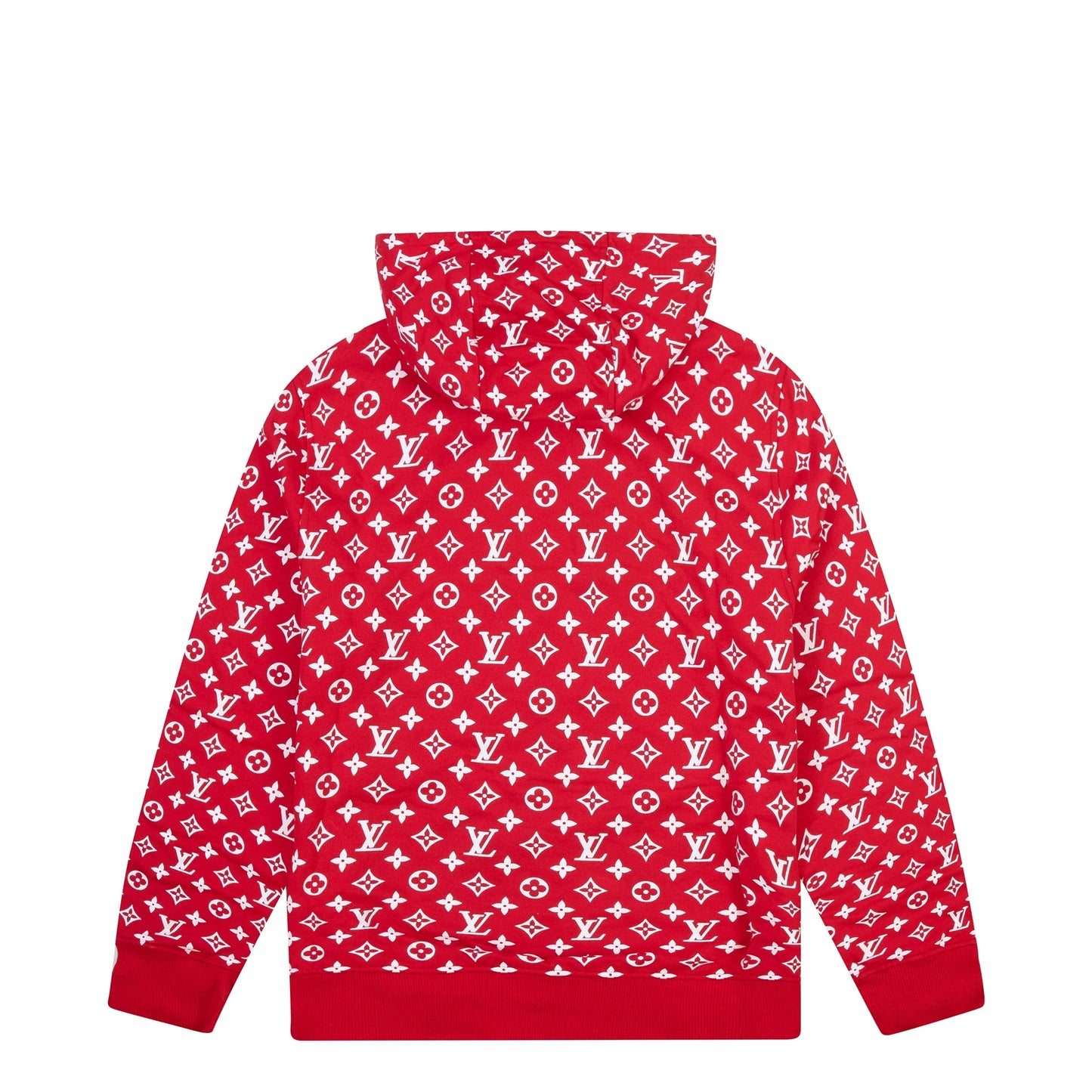 Louis Vuitton Supreme X Box Logo Hooded Sweatshirt Red