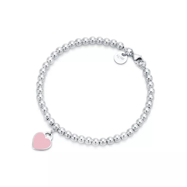 Tiffany & Co. Pink Heart Bracelet