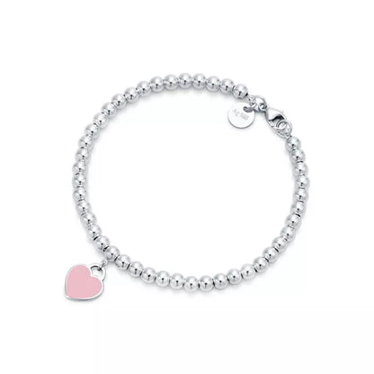 Tiffany & Co. Pink Heart Bracelet