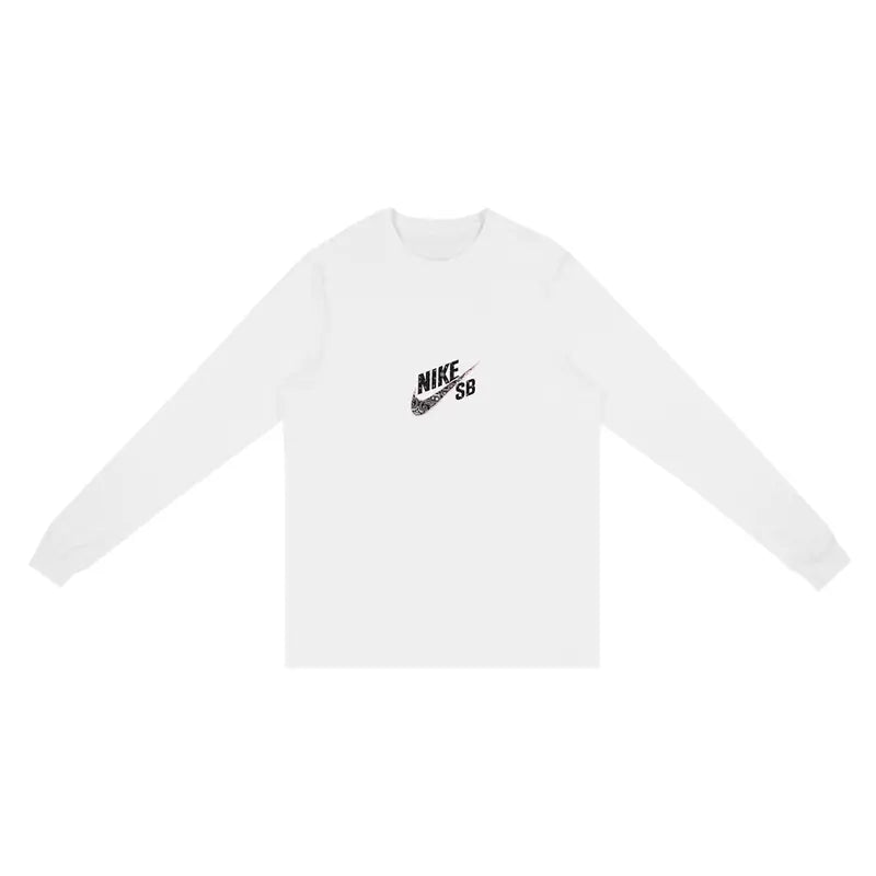 Cactus Jack Travis Scott For Nike SB Longsleeve T-Shirt White