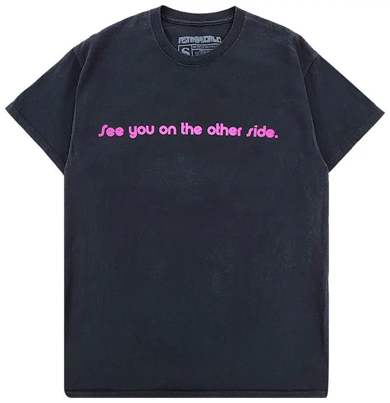 Travis Scott Utopia See You On The Other Side Lollipop Black Tee