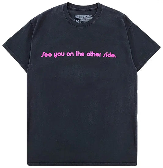 Travis Scott Utopia See You On The Other Side Lollipop Black Tee