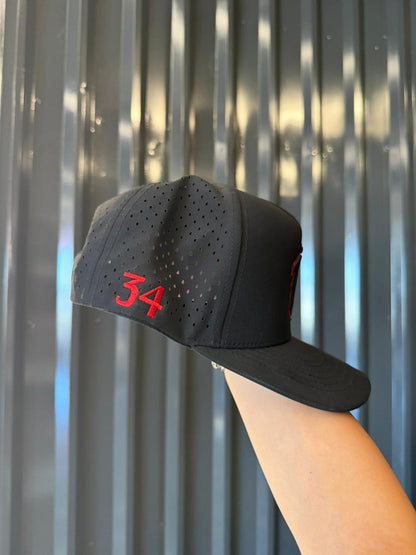 Trt Gorra Negra Con Rojo
