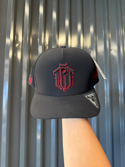Trt Gorra Negra Con Rojo